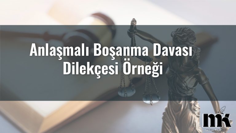Anlaşmalı Boşanma Dilekçesi Örneği